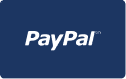 Blue background featuring the white "PayPal" logo in the center, reminiscent of a streamlined managed web hosting interface.